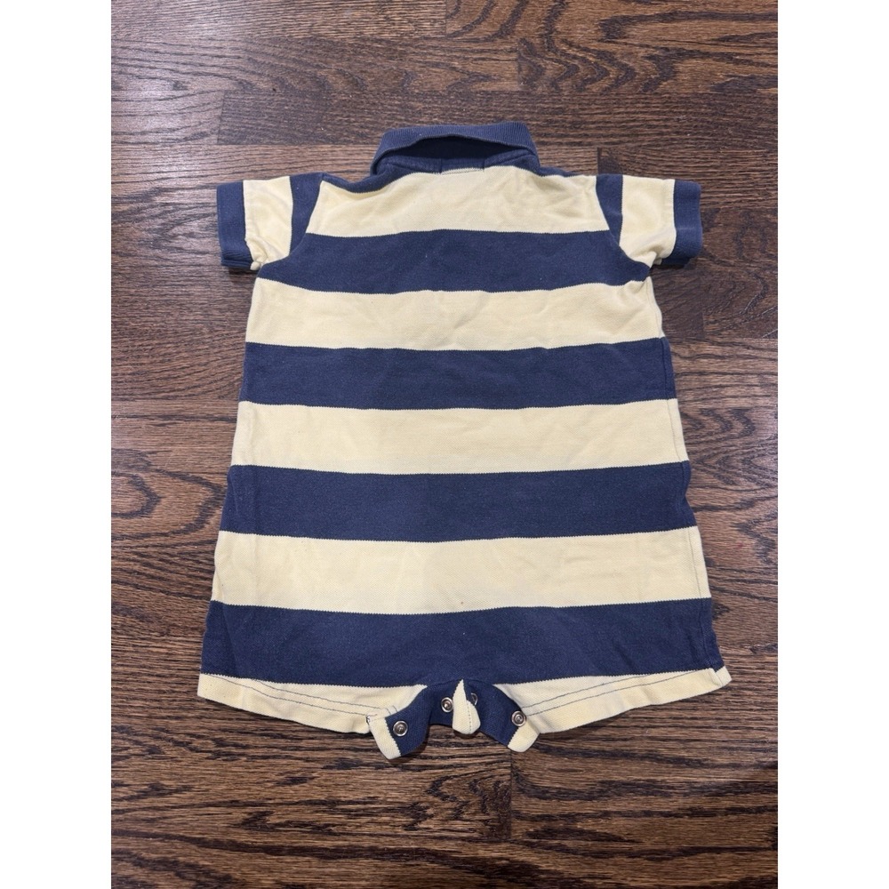 Ralph Lauren Stripped Baby Boy  Romper Size 6-12 Months - Picture 2 of 3